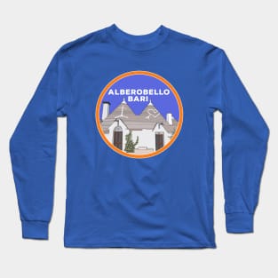 Alberobello Trulli Bari Trullo Italy Long Sleeve T-Shirt